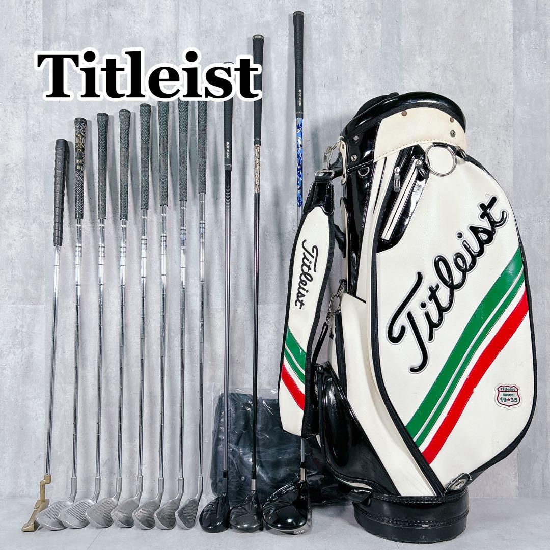 X609 タイトリスト ピン メンズ ゴルフ クラブセット12点 フード 社外