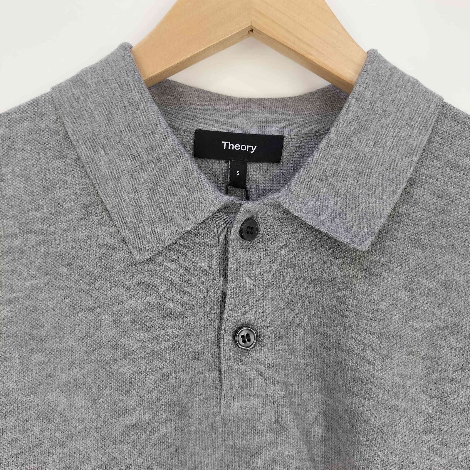 セオリー theory Light Bilen Goris Grid Polo Sweater ニット