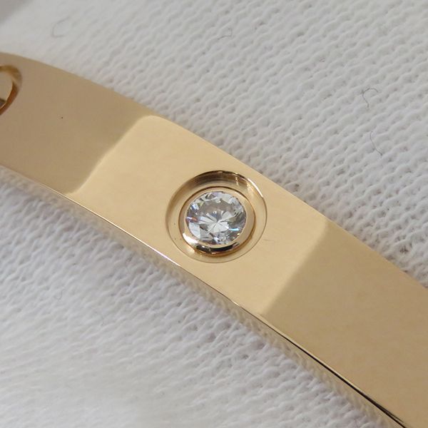 カルティエ　ラブブレス　#18 4pダイヤモンド　ホワイトゴールド 正規品 カルティエ ラブブレス #18 4pダイヤモンド ホワイトゴールド 正規品