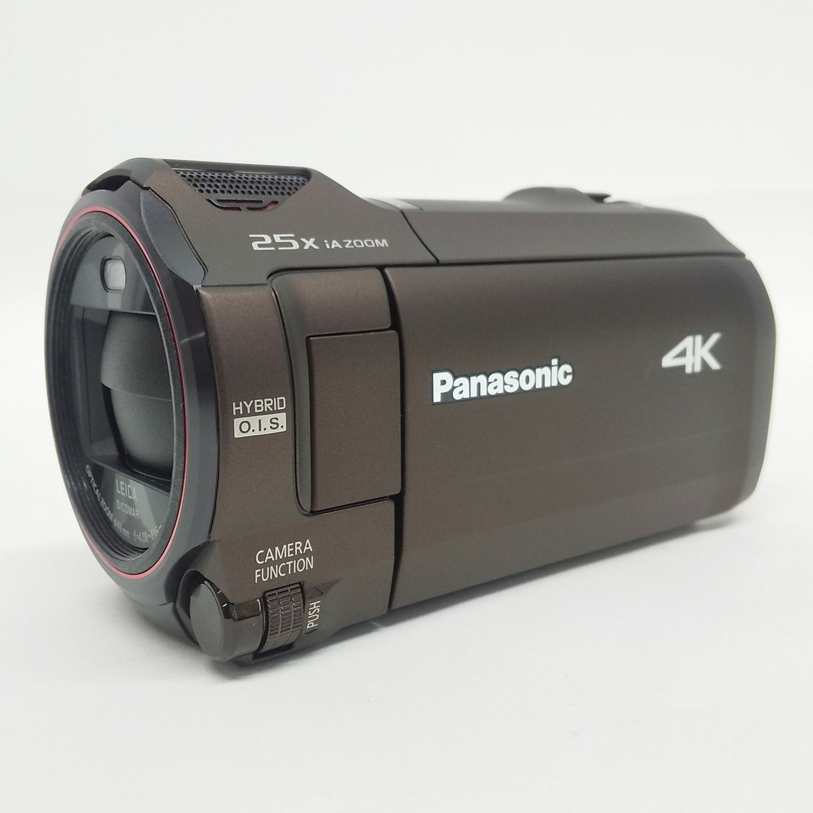 パナソニック 4K ビデオカメラ 64GB 光学20倍ズーム カカオブラウン HC