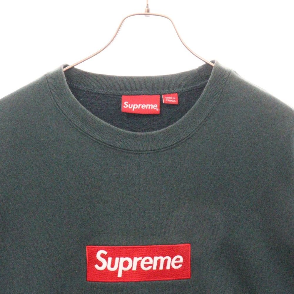 中古】Supreme/シュプリーム Box やどる Logo Crewneck/ボックスロゴ クルーネック スウェット/トレーナー ブラック/L