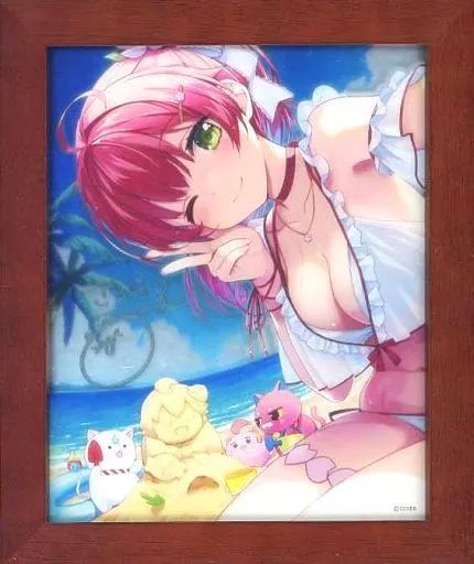 中古】雑貨 さくらみこ 5周年記念パブミラー 「バーチャル