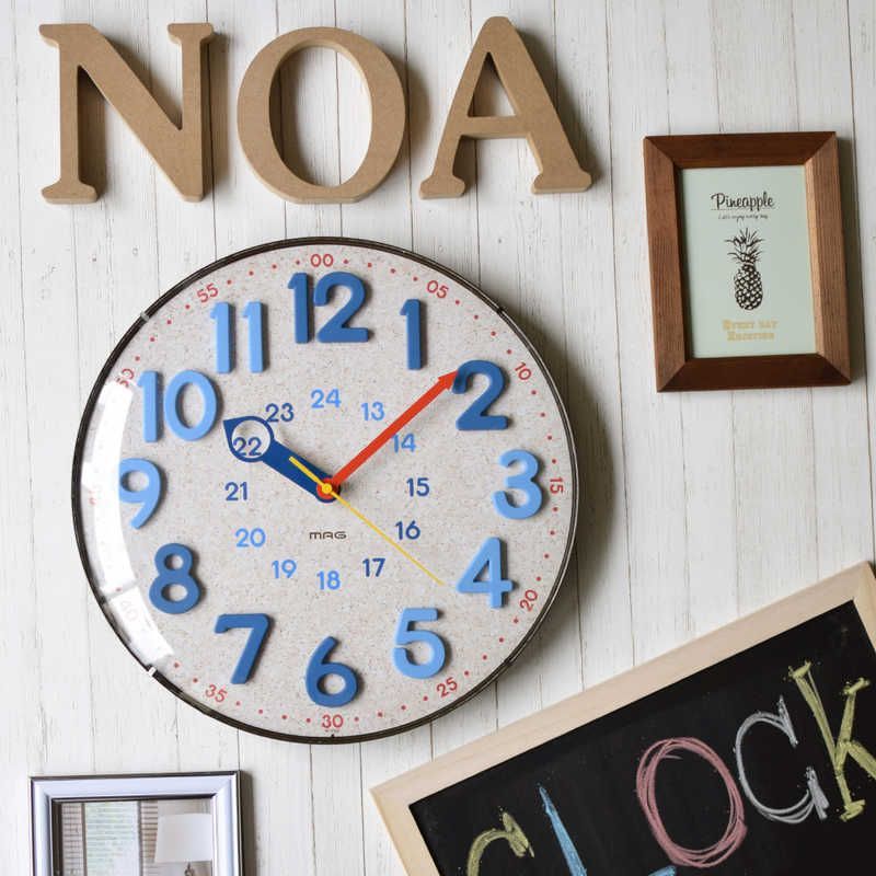 ワイテルズ 掛け時計 ワイテルズ ワイてるくんの振り子時計 White