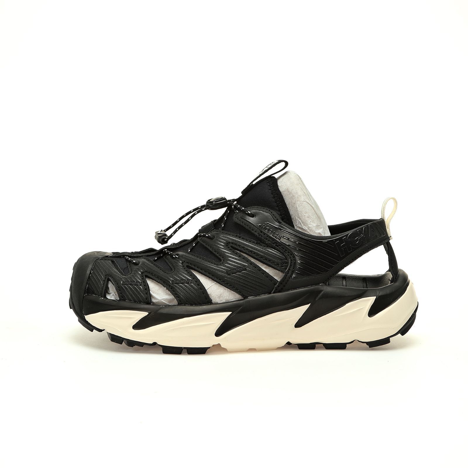 ♥ホカオネオネ HOKA ONE ONE Hopara 1123112|BKLB ホワイト ブラック 水陸両用 アウトドア ブラック トレッキング マウンテンサンダル スニーカー 男女兼用 即 OK