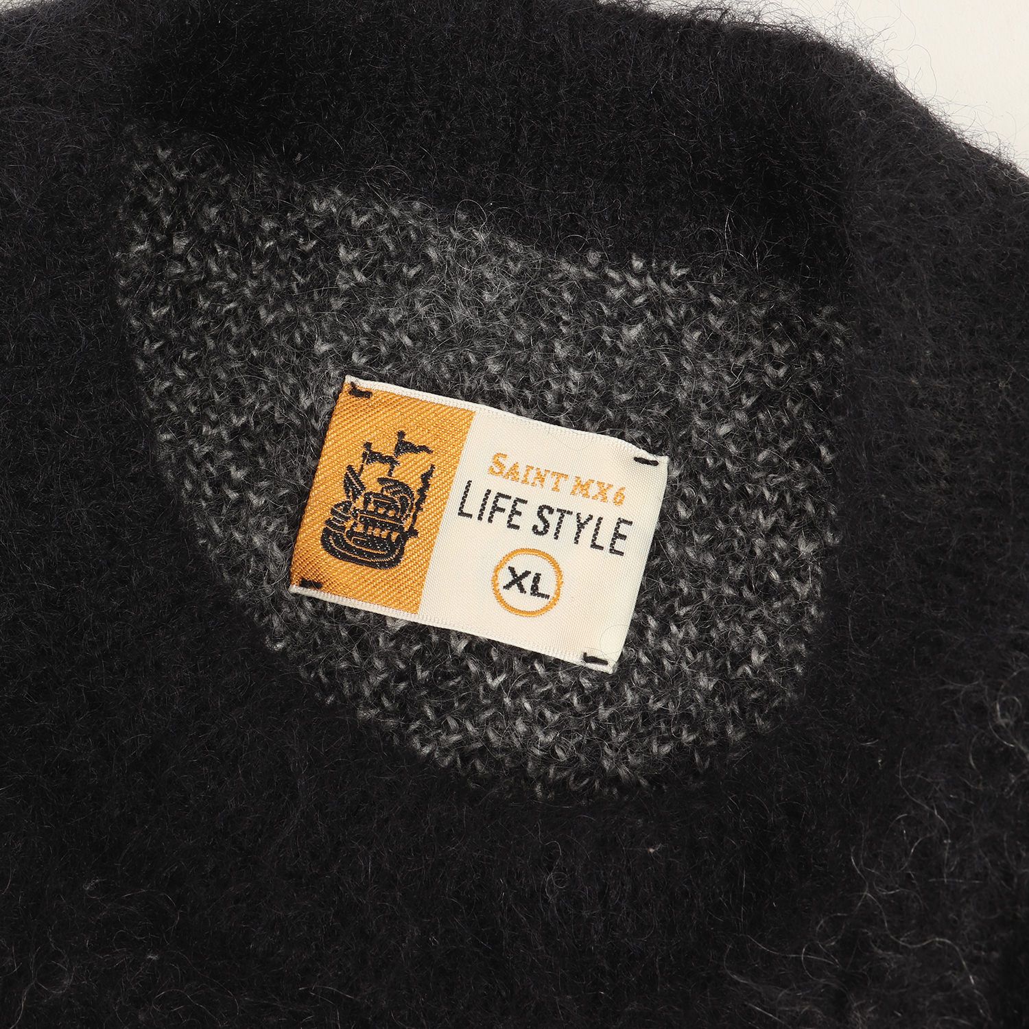 美品】SAINT MICHAEL セントマイケル ニット ブラック 黒 サイズ:XL