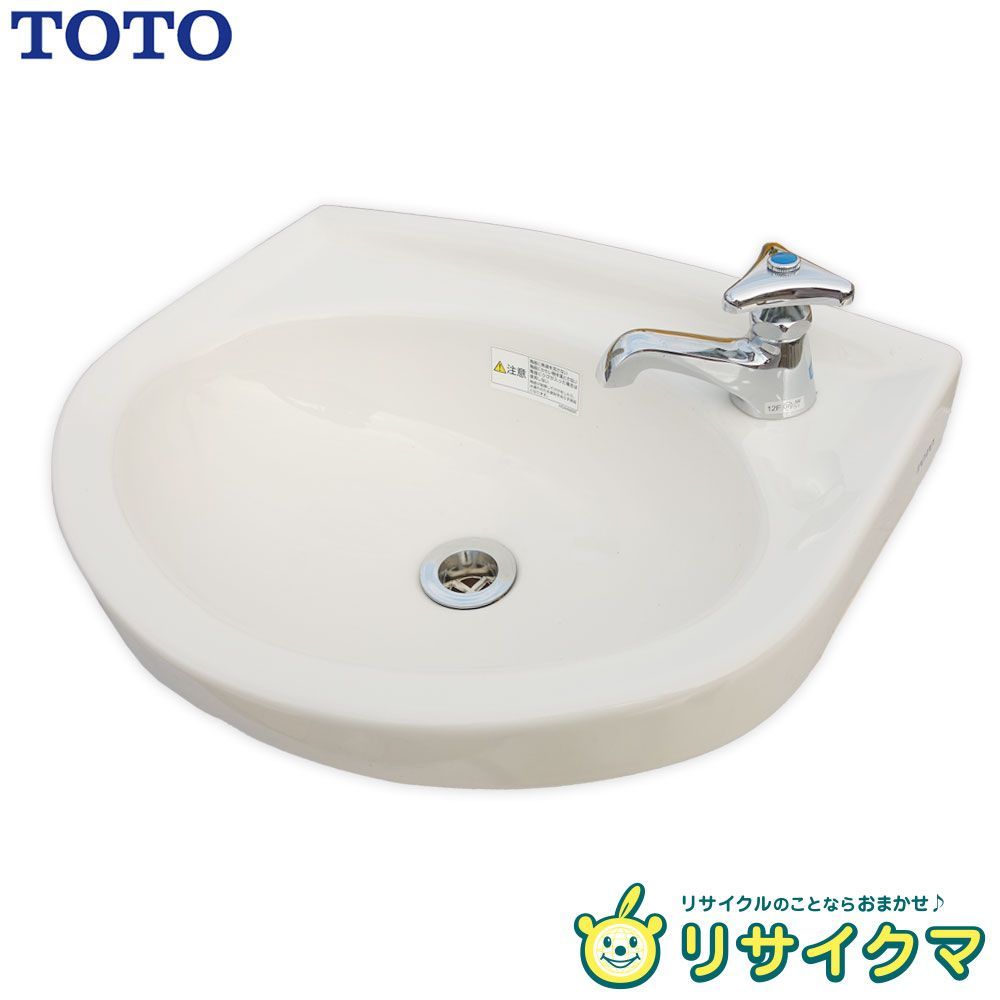 M▽TOTO 手洗器 手洗い 壁掛け SC1 パステルアイボリー 単水栓 L30D 12F 30599