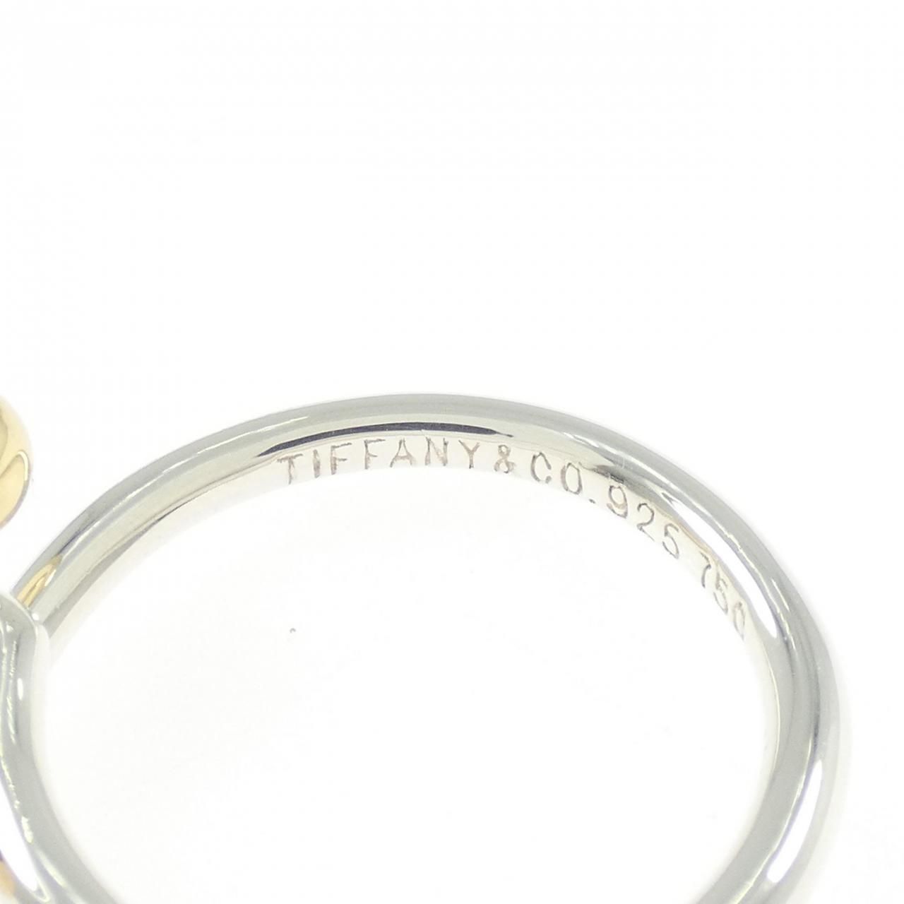 Tiffany&Co.ティファニー フック＆アイ指輪925 750 18金7号 Tiffany&Co.ティファニー フック＆アイ指輪925 750 18金7号