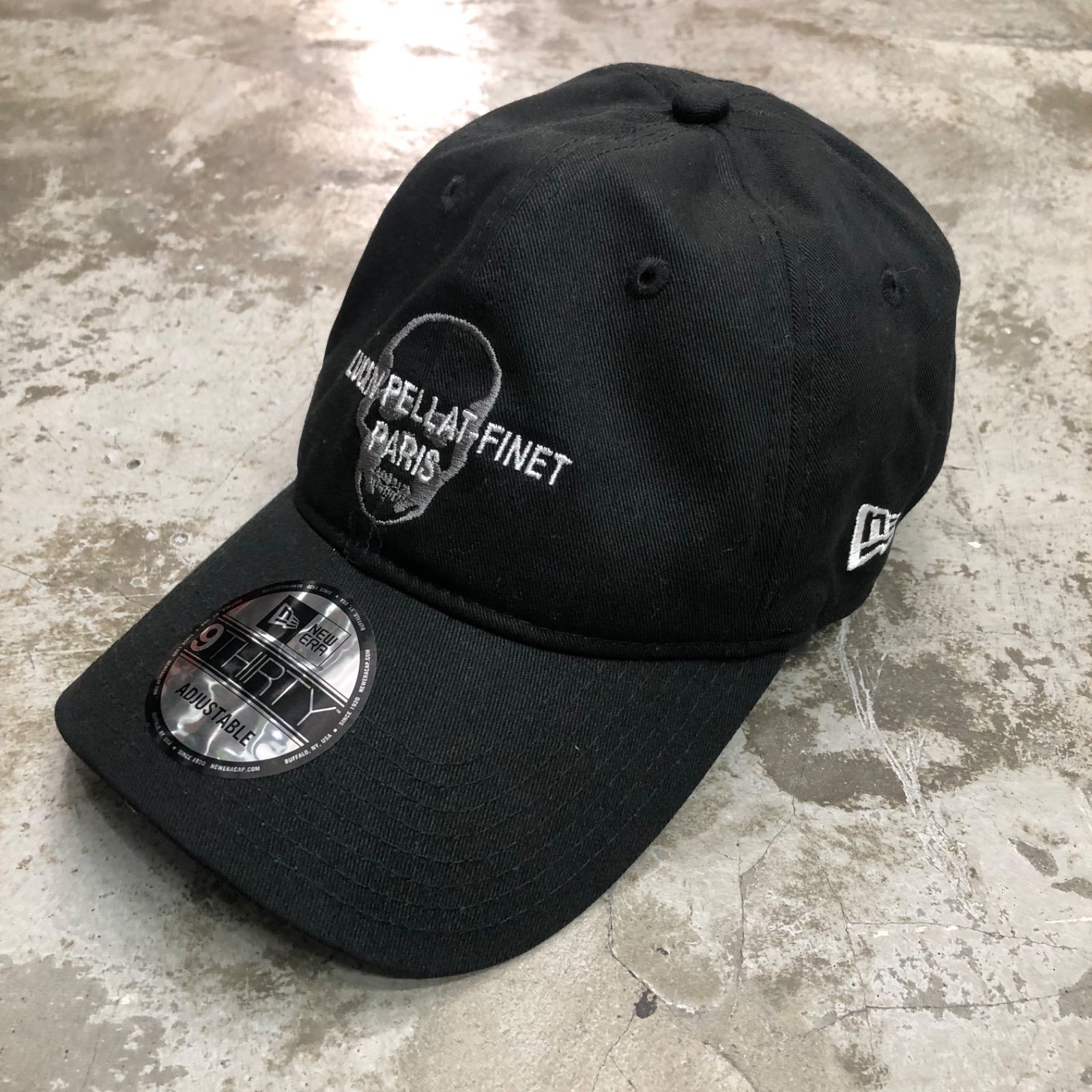 LPF PARIS × NEW ERA 9THIRTY SKULL CAP キャップ 帽子 刺繍ロゴ 