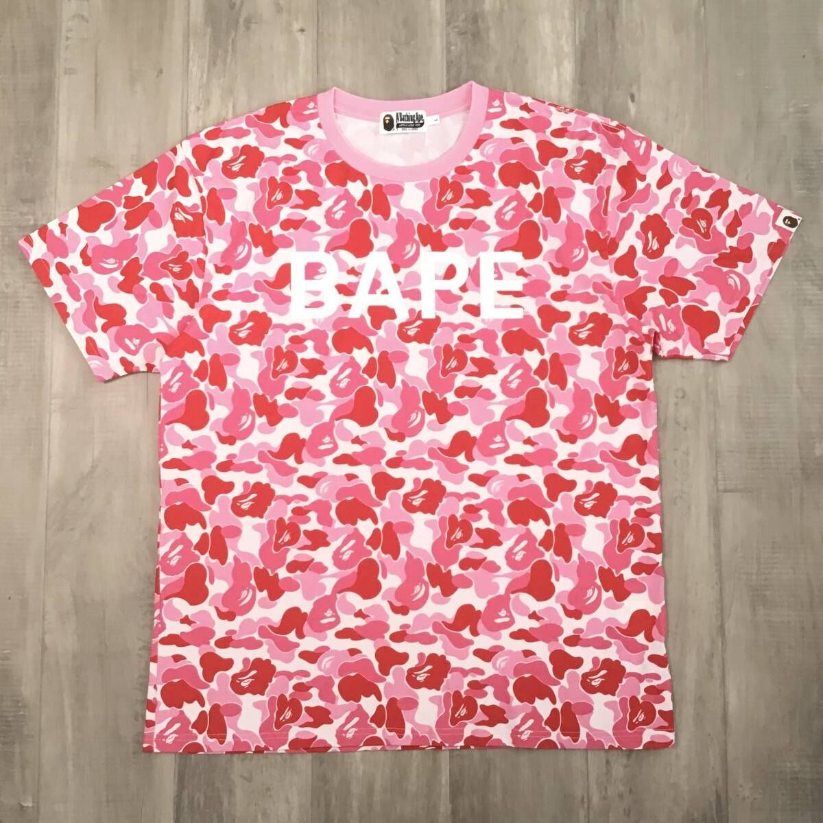 A・BATHING APE エイプ Tシャツ カモ柄 ピンク A BATHING APE ピンク カモ Tシャツ エイプ bape - メルカリ
