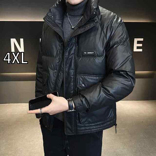 4XL 秋冬 コーデ メンズ 服 シンプル ファッション オシャレ 大人 かっこいい 大きいサイズ ストリート 紳士服 冬 ダウン ジャケット スタンドカラー 厚手 防寒 ハイエンド ライナー