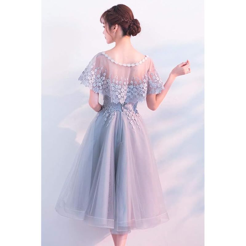 在庫 マドルガーダ パーティードレス ミモレ丈 結婚式 ワンピース 結婚式ドレス ロング フォーマルドレス 大きいサイズ お呼ばれ 披露宴 謝恩会 発表会 演奏会 大人 上品 優雅 S678 レッド XXL 0 NEXPOTALLINN_EU