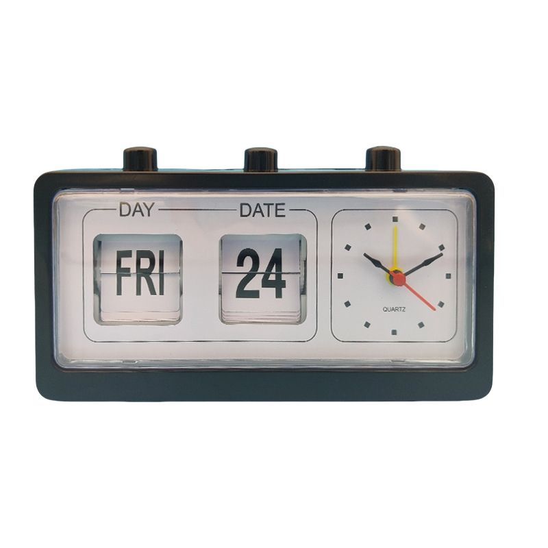 フリップクロック　パタパタ時計　アンティーク　　アールデコ調 パタパタ時計 フリップクロック フリップデイト アナログ 日付