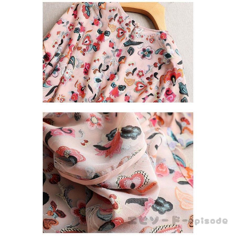 ブラウス レディース 40代 春夏 オシャレブラウス 花柄 韓国風 半袖トップス シフォン tシャツ フレア袖トップス 薄手 ゆったり 体型カバー 上品 通勤 トップス 送料無料 ！ブラウス レディース 40代 春夏 オシャレブラウス 花