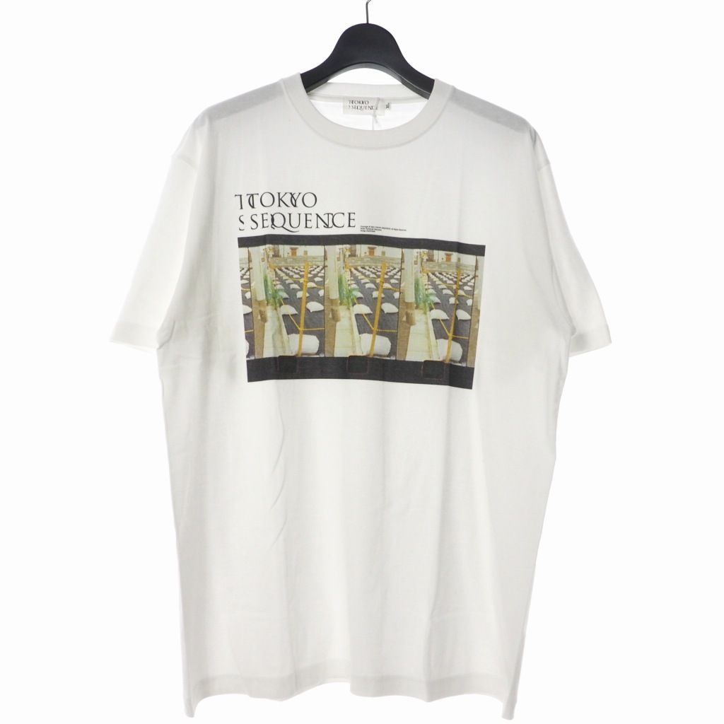 トウキョウ シークエンス TOKYO SEQUENCE 22SS クルーネック フォト プリント Tシャツ カットソー 半袖 XL ホワイト 白 TS22SS-TEE-U06