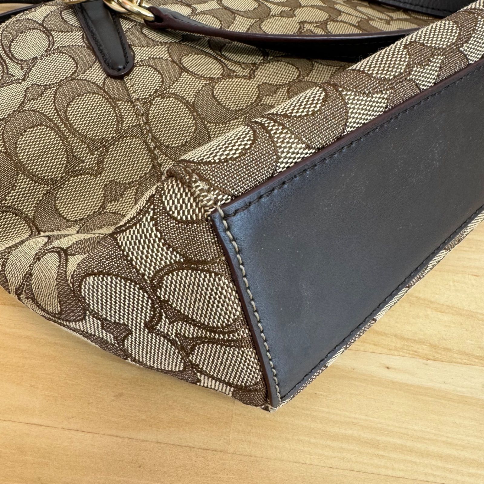 COACH ☆美品☆シグネチャー柄ハンドバッグ　ネイビー 楽天市場】【バッグ】COACH コーチ シグネチャー ハンドバッグ