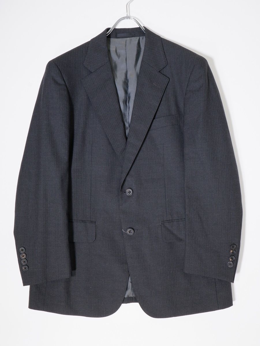 BURBERRY LONDONバーバリーロンドン 日本製 高級羊毛ピンストライプ ウールジャケット【96-86-170 AB5】【MJKA72913】