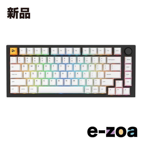 Glorious PC Gaming Race グロリアス ピーシー ゲーミング レース Glorious GMMK PRO 75% Pre-built ANSI コンパクトキーボード ブラック GLO-GMMK-P75-FOX-B 2588640