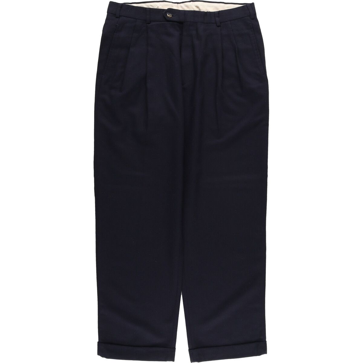 古着 トミーヒルフィガー TOMMY HILFIGER ツータック ウールパンツ スラックス メンズw36 /eaa421878 【中古】/eaa421878