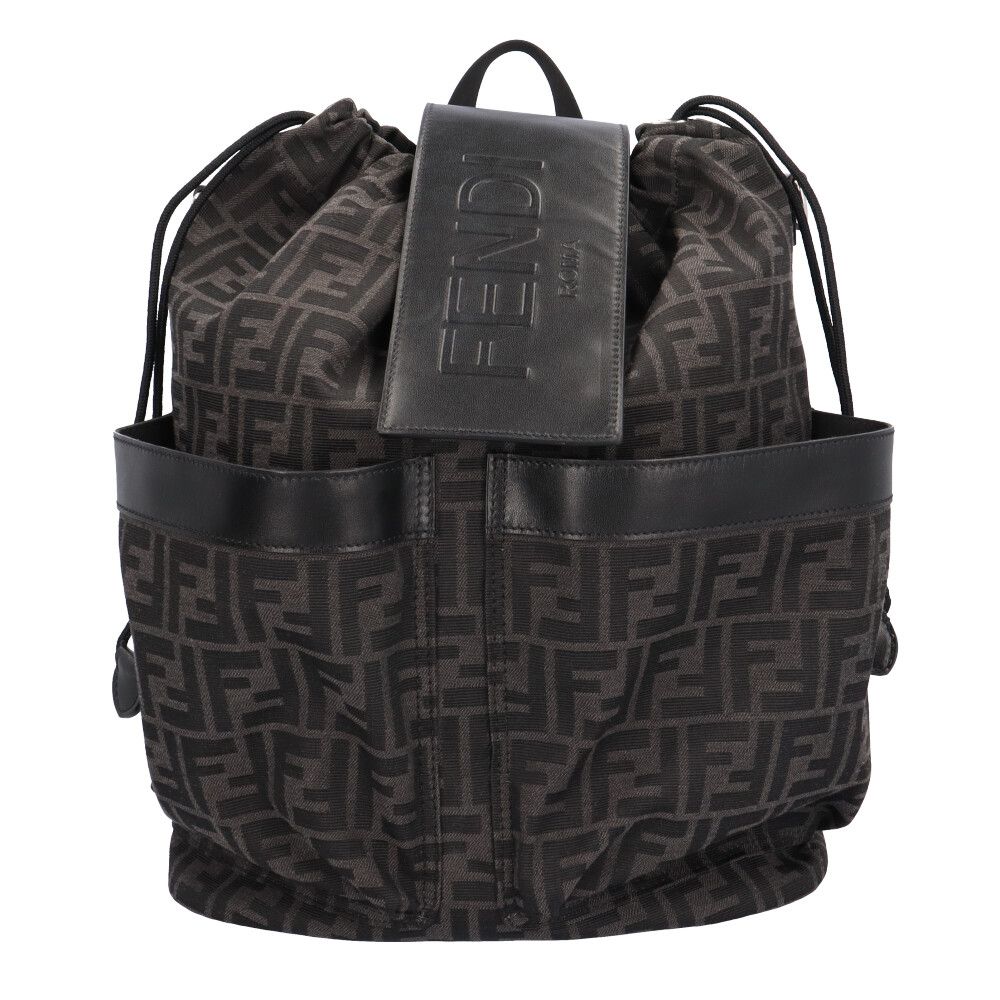 フェンディ FFジャガードストライクミディアム リュック・デイパック ファブリック 7VZ070 メンズ  FENDI  中古 フェンディ