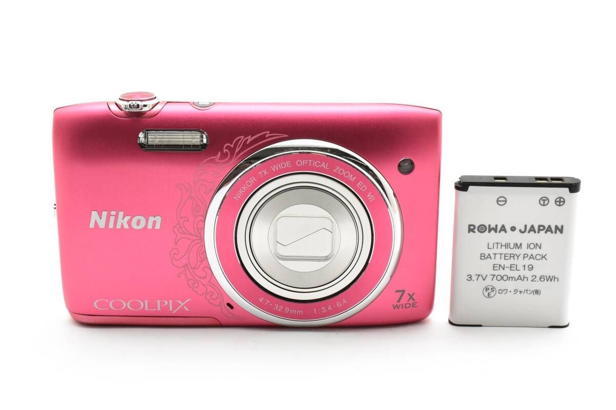 ☆ニコン Nikon COOLPIX S3500 コンパクトデジタルカメラ☆ #1833AW10 