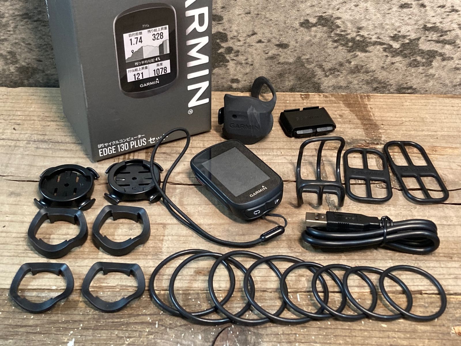 GARMIN edge130 plus スピード ケイデンスセンサーセット