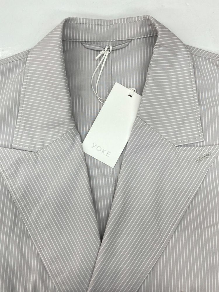 ヨーク YOKE 22SS STRIPE DOUBLE BRESTED SHIRT JACKET ストライプ