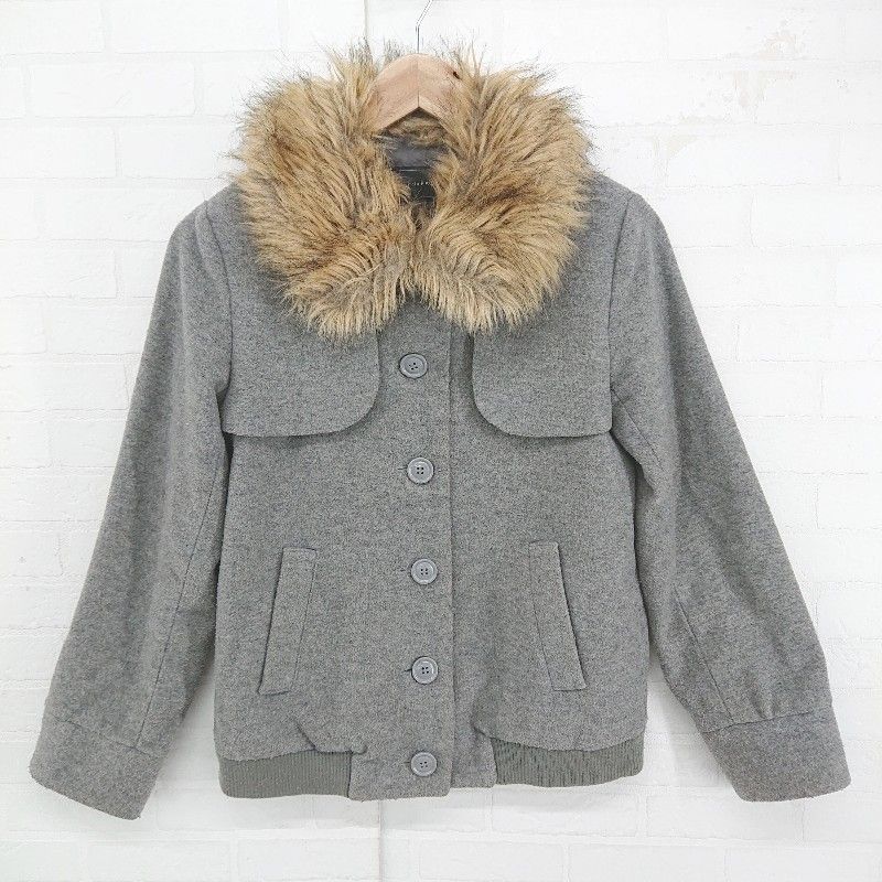 ◇ PAGEBOY ページボーイ ALICIA フェイクファー 長袖 ジップアップ 
