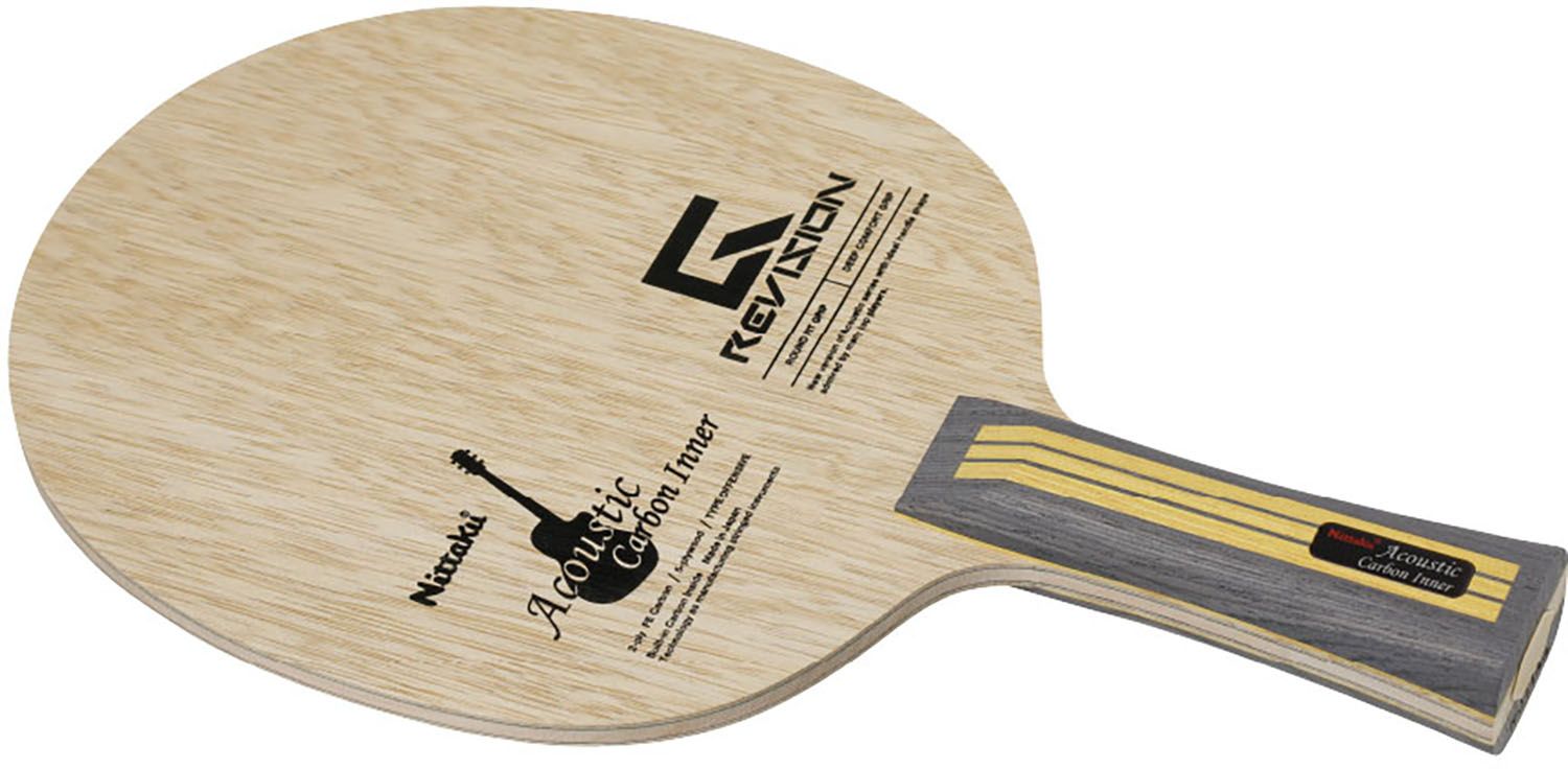 Nittaku アコースティックカーボン　卓球ラケット ニッタク Nittaku 卓球 アコースティックカーボンインナー G-REVISION