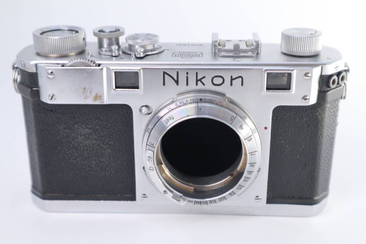Nikon S シルバーボディ ニコン フィルムカメラ f01086