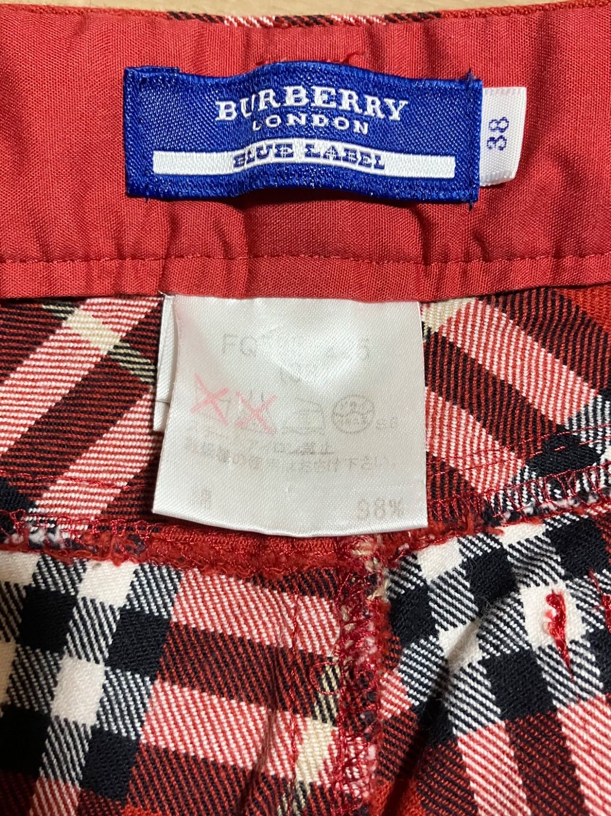 Burberrysバーバリー　ブルーレーベル　38 Mサイズ　美品 美品】Burberrys BLUE LABEL バーバリー ブルーレーベル