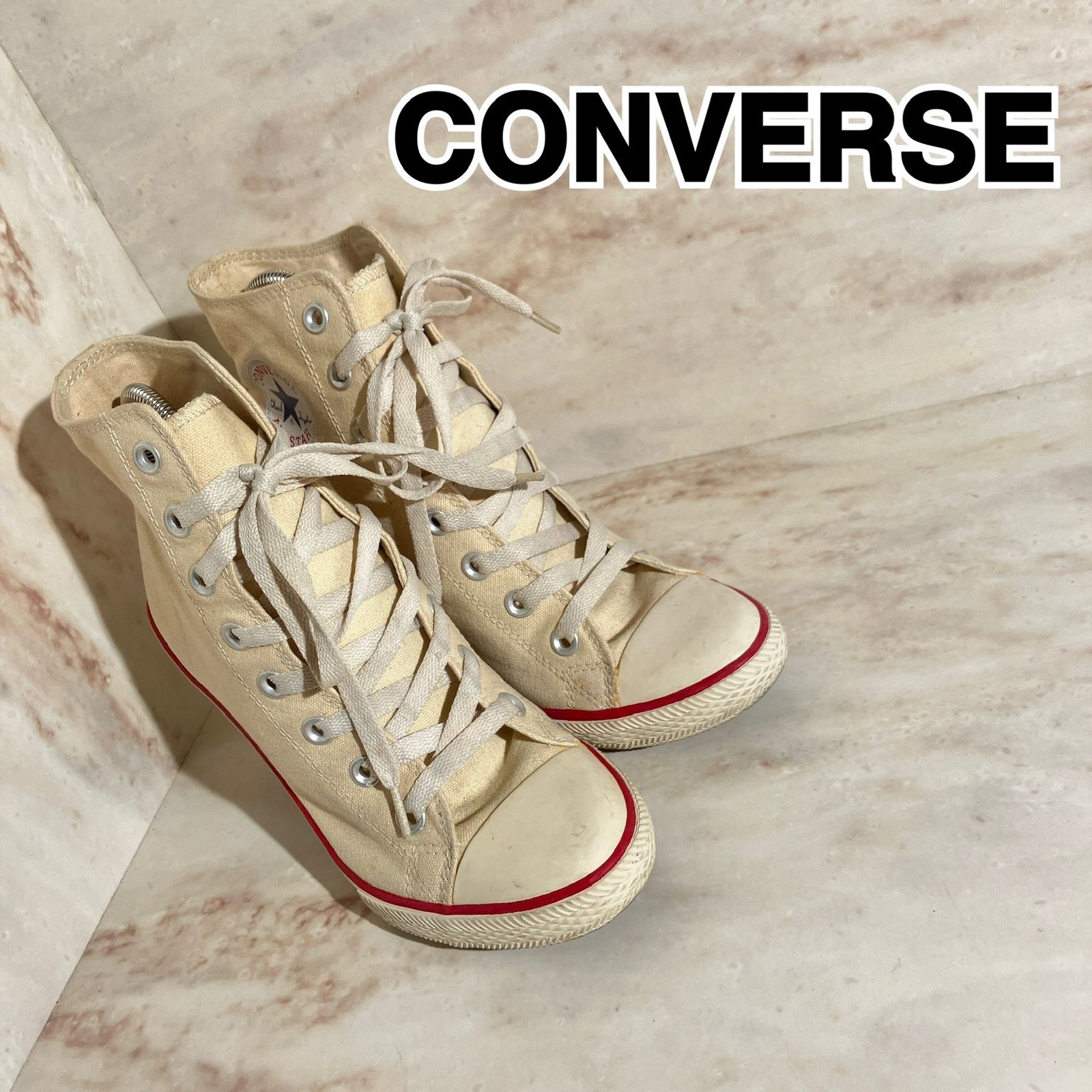 訳アリ品』CONVERSE コンバース ハイカット ヒール キャンバス 