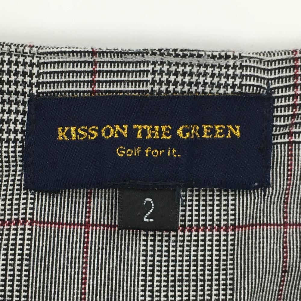 Kiss green キスオンザグリーン キスオンザグリーン キュロットスカート グレー×レッド グレン