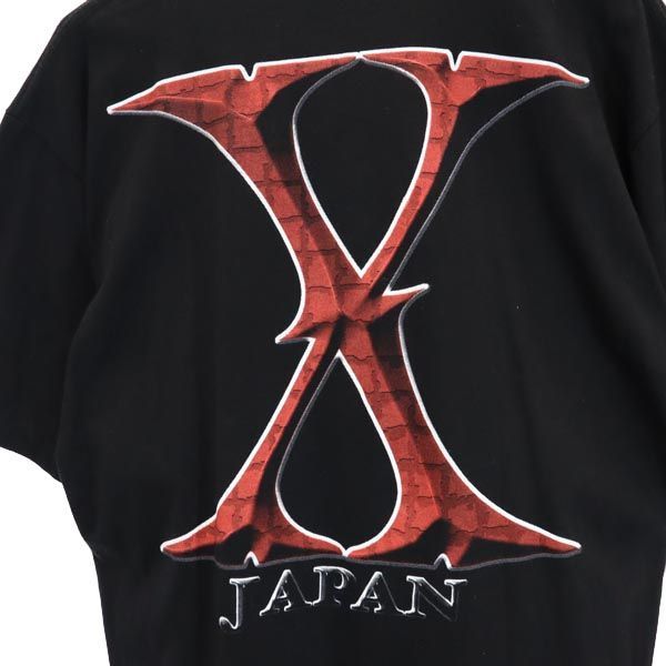 The Roxx 90s Hide X Japan プリント 半袖 Tシャツ L ブラック系  バンT  メンズ   【230710】 メール便可