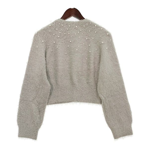 セルフォード シャギーミックスエムベリシュメントカーディガン  