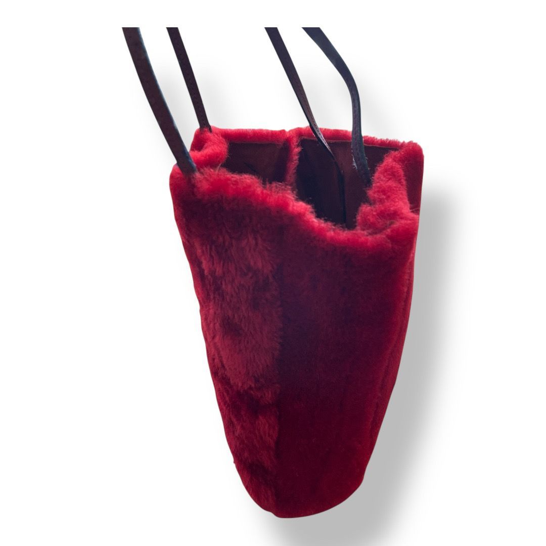 フルラ フェイクファーバッグ