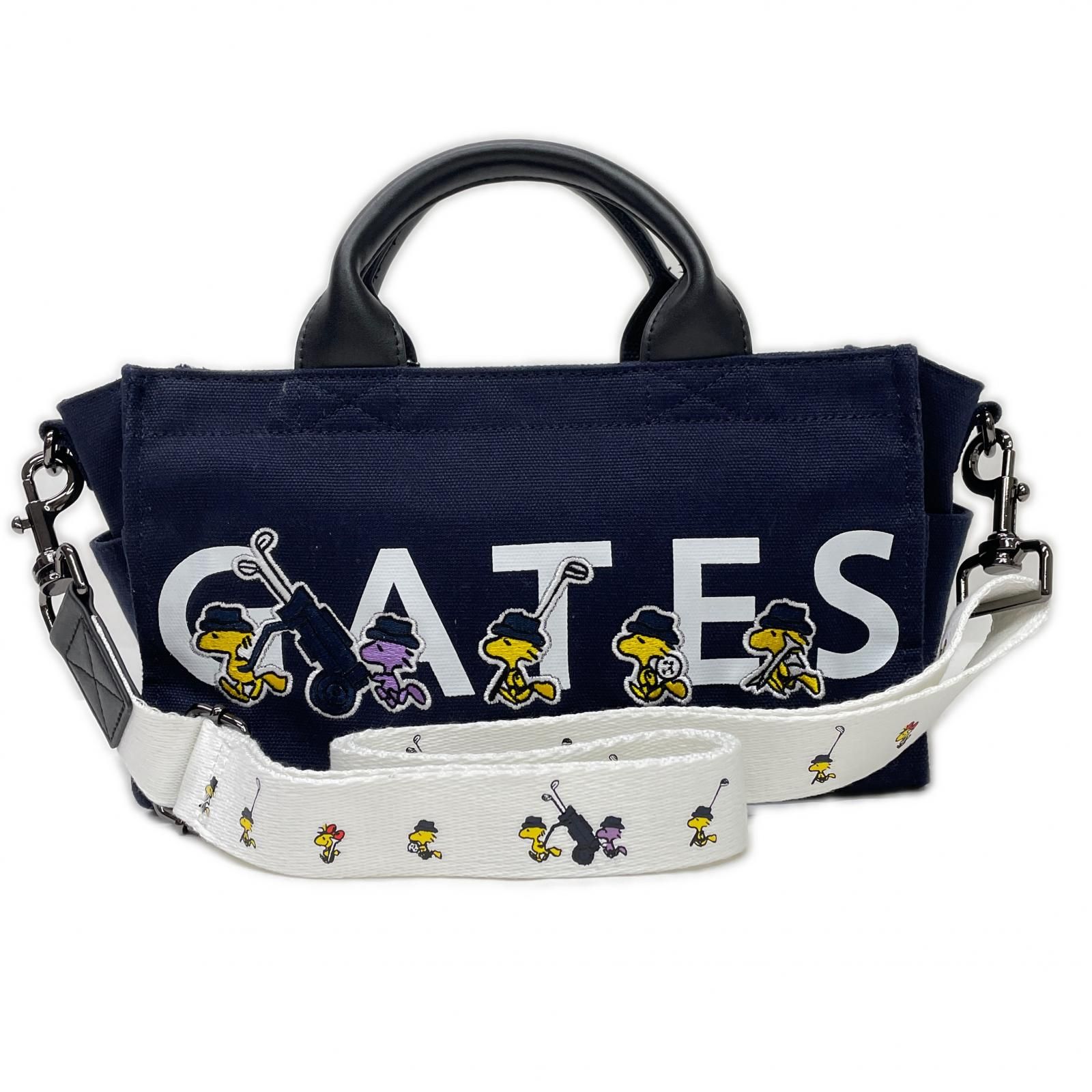 PEARLY GATES スヌーピー カートバッグバッグ ネイビー SNOOPY】カート
