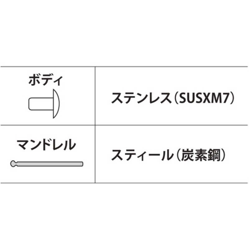 【 新品 未開封 】 ロブテックス ブラインドリベット(ステンレス/スティールセイ) 3- NSS32A 未使用 送料無料 【 新品 未開封 】 ロブテックス ブラインドリベット(ステンレス/スティールセイ) 3- NSS32A 未使用 送料無料