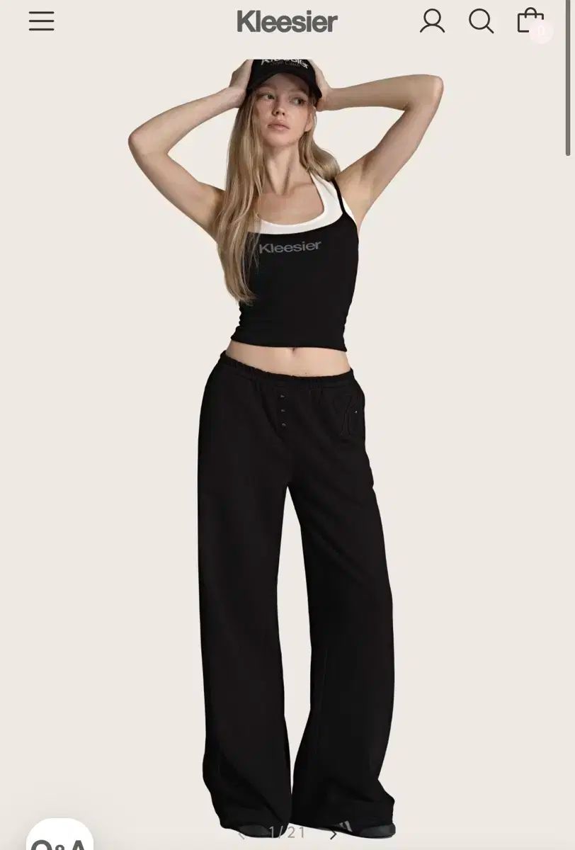 タグ O クライシエ K エッセンシャル essential jogger