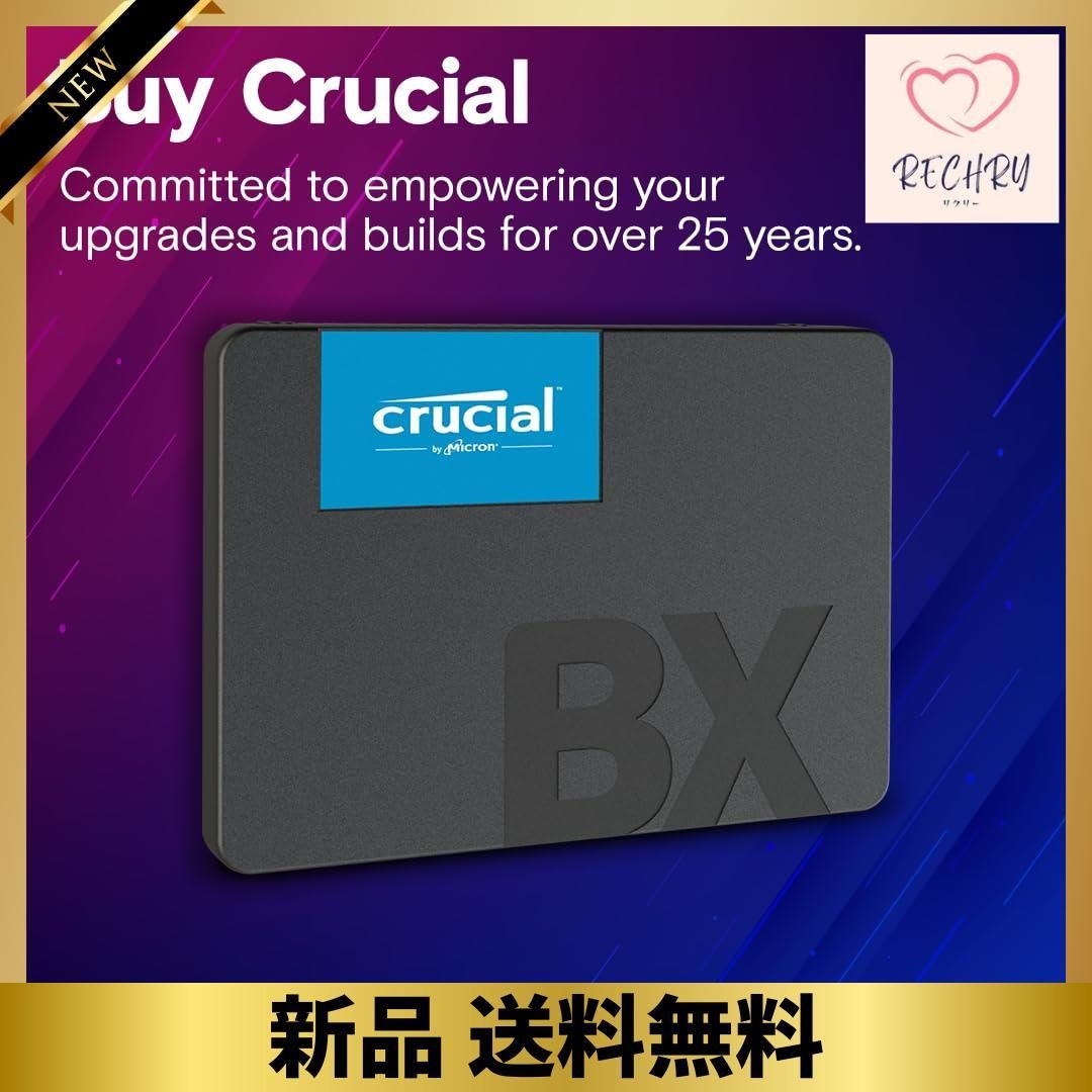 Crucial ( クルーシャル ) 480GB 内蔵SSD BX500SSD1 シリーズ 2.5