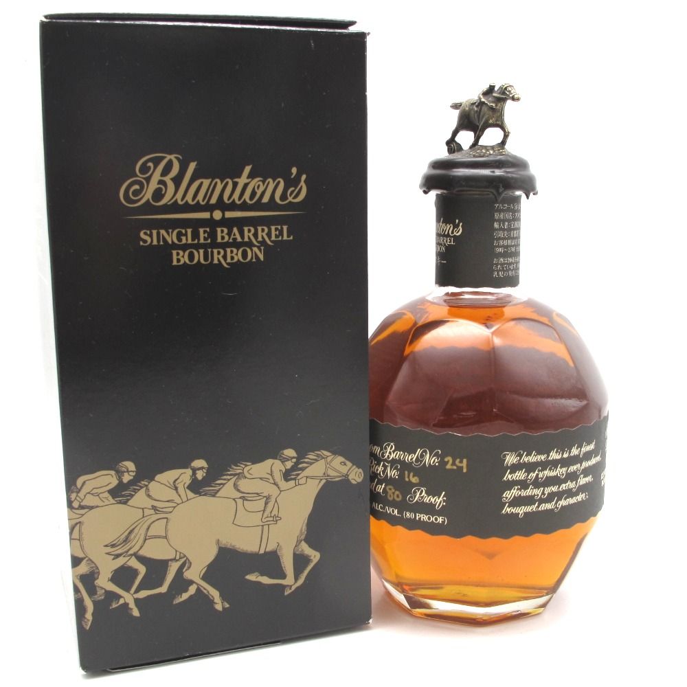 ウイスキー ブラントン ブラック シングルバレル バーボン Blanton's