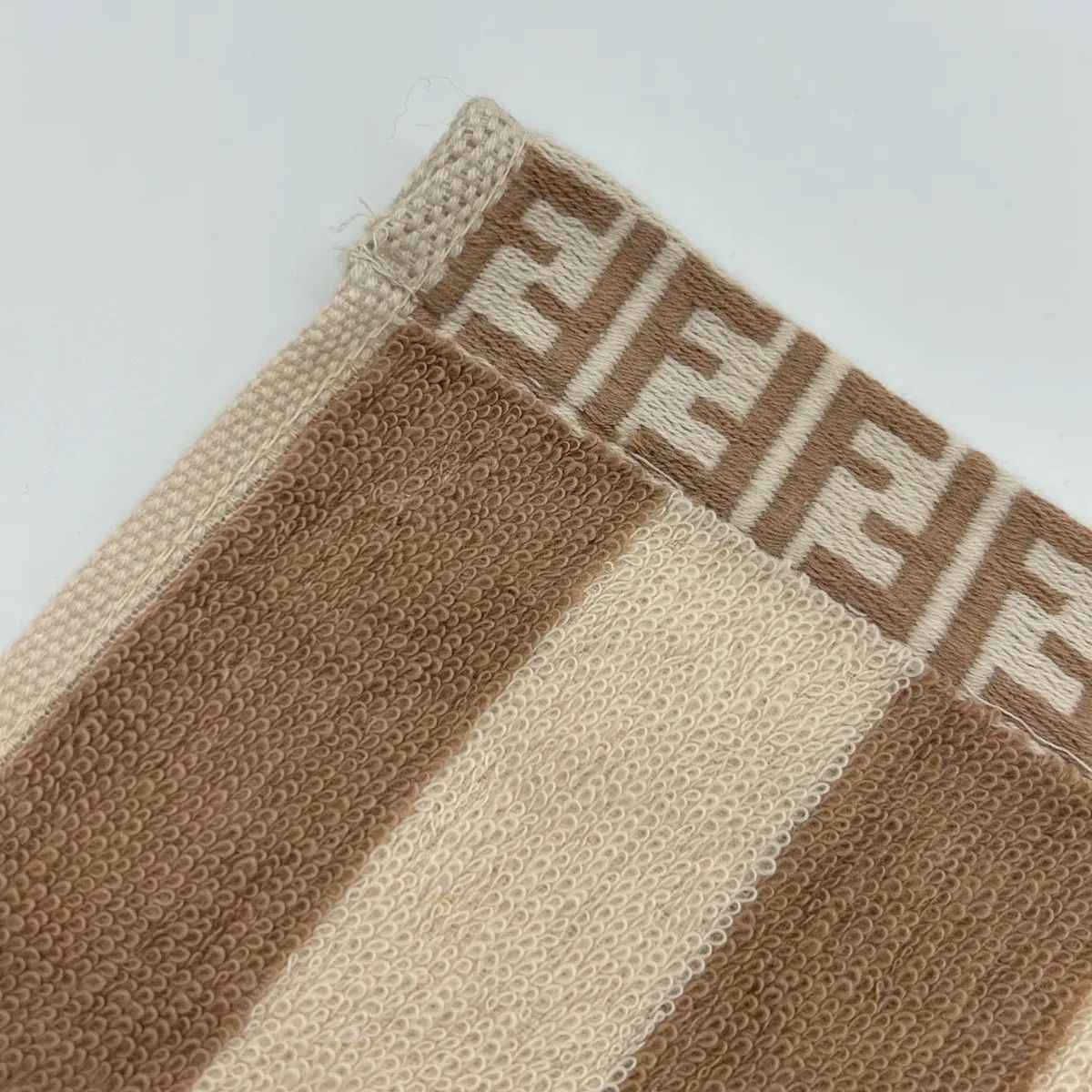 新品未使用 FENDI フェンディ ハンドタオル 2枚セット 34.5cm×34.5cm 