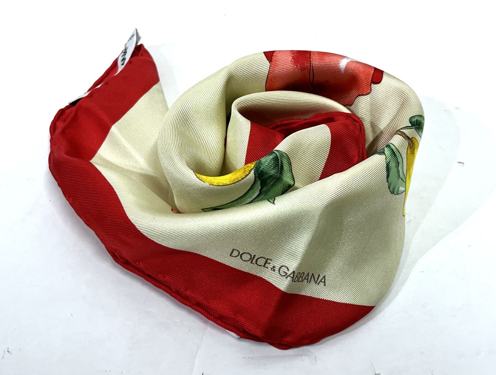 イタリア製 DOLCE&GABBANA｜ドルチェ&ガッバーナ シルクスカーフ