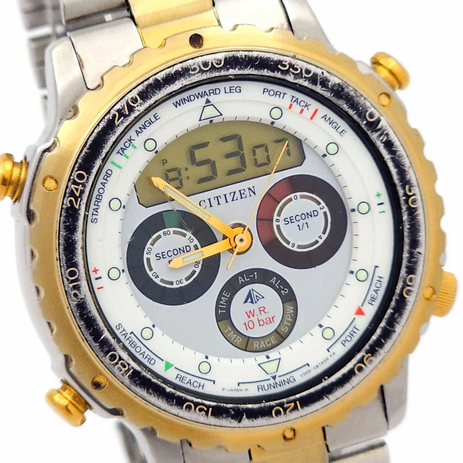 CITIZEN C050-088387 PROMASTER watch メンズ CITIZEN シチズン プロマスター C050-088387 アナデジ QZ 動作品
