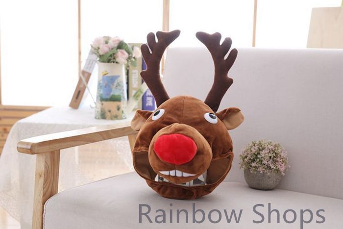 新品】トナカイ コスプレ☆帽子☆おもしろ サンタ 鹿 着ぐるみ