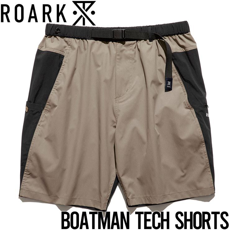 【送料無料】ハイブリットショーツ ハーフパンツ THE ROARK REVIVAL ロアークリバイバル BOATMAN TECH SHORTS RSJ1022 TPE 日本代理店正規品