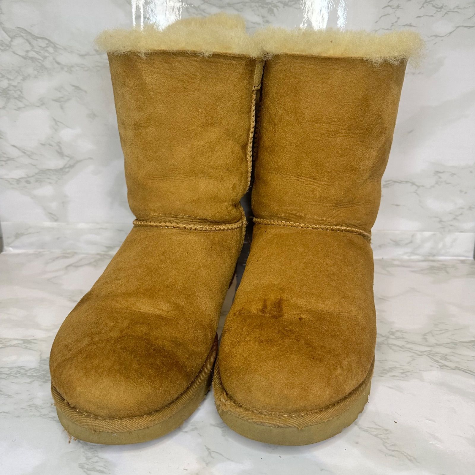 未使用◇UGG◇♥リボン可愛い♥ムートンブーツ24cm靴/シューズ