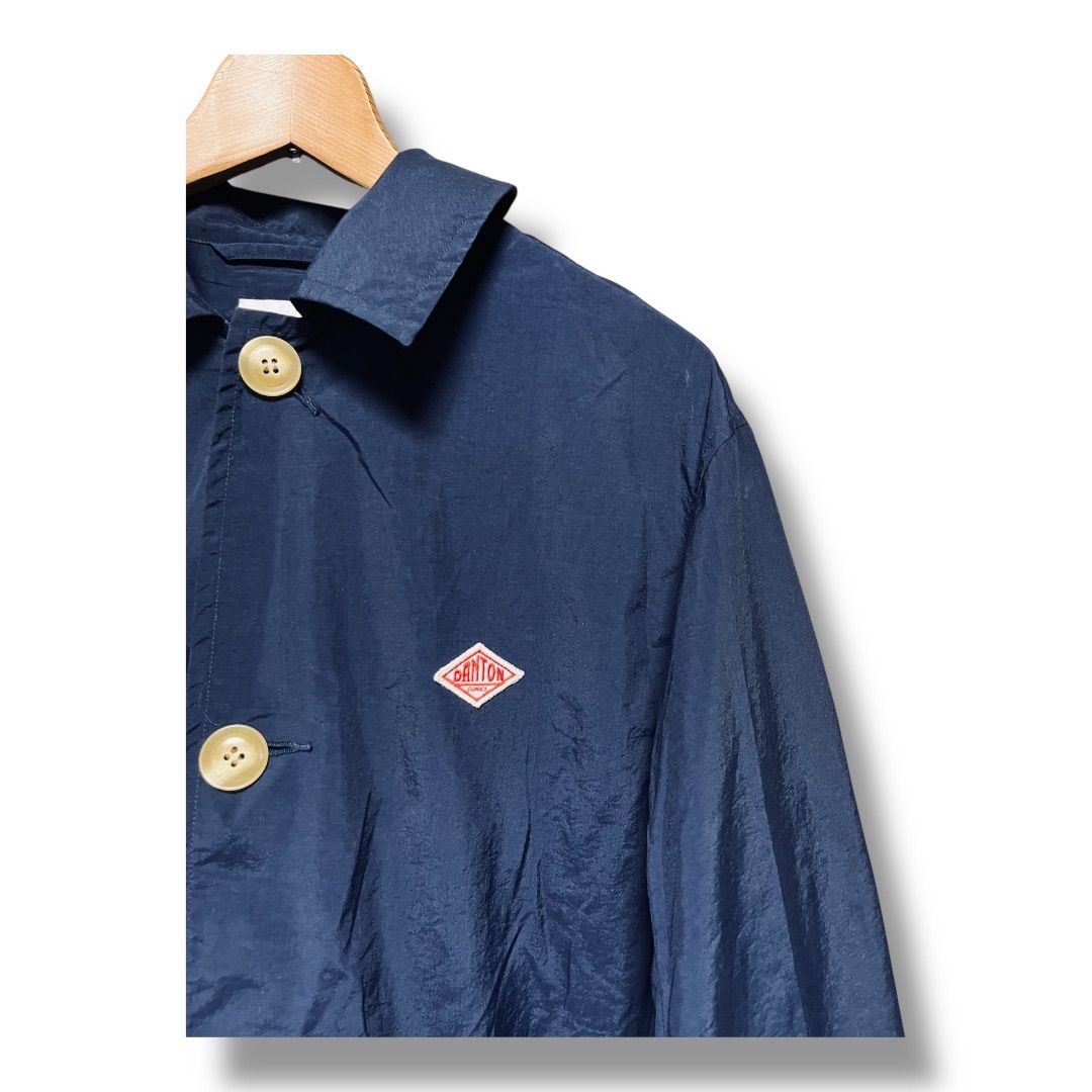 DANTON ダントン ナイロンタフタ ステンカラーコート アウター 上着