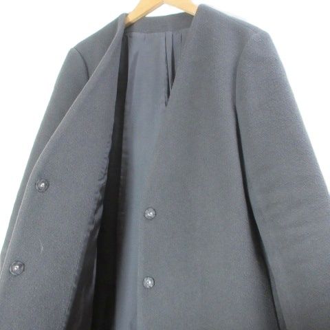 アルアバイル allureville 18AW ノーカラーチェスターコート