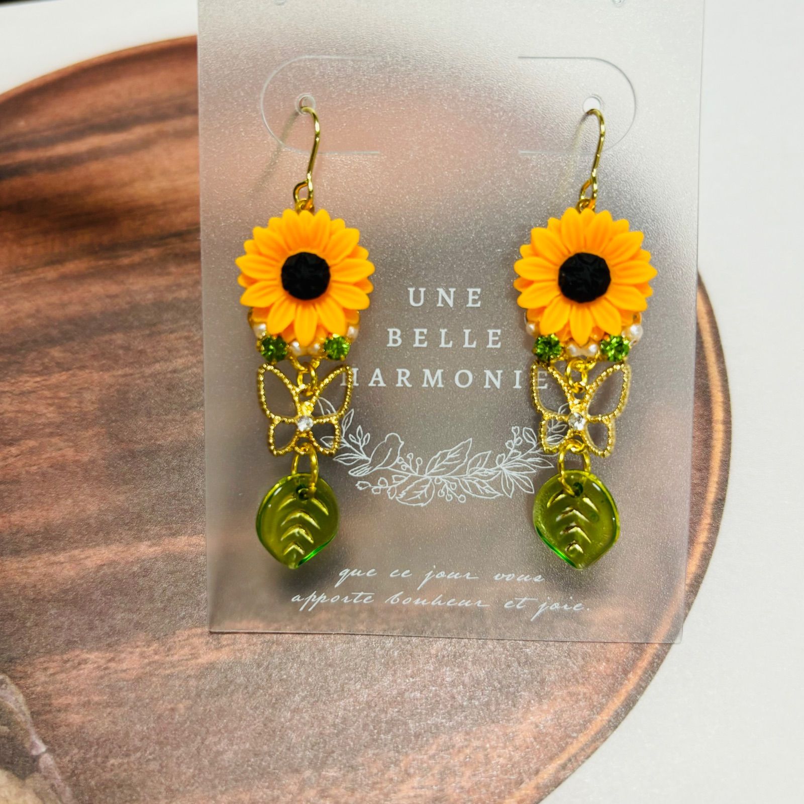 ひまわりちゃん♡」ハンドメイド イヤリング 【公式通販】