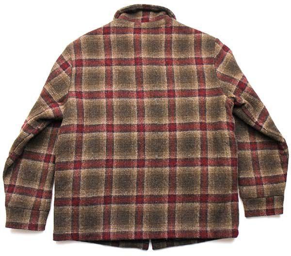 90's USA製 ウールリッチ オンブレ ウールジャケット ビンテージ 古着 90s USA製 Woolrichウールリッチ オンブレチェック ボアライナー